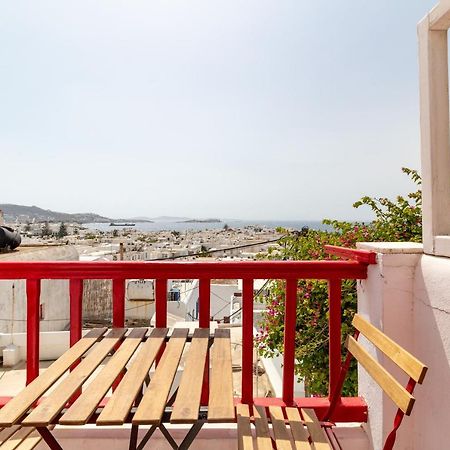 Mykonos Town Elenitas Town House With Balcony And Sea View 아파트 외부 사진