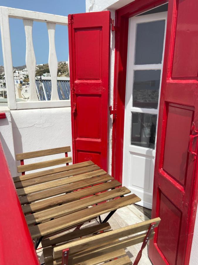 Mykonos Town Elenitas Town House With Balcony And Sea View 아파트 외부 사진