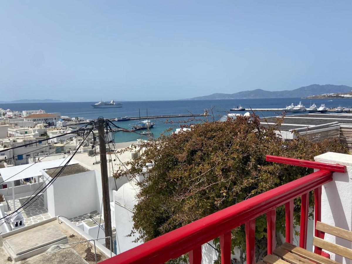 Mykonos Town Elenitas Town House With Balcony And Sea View 아파트 외부 사진