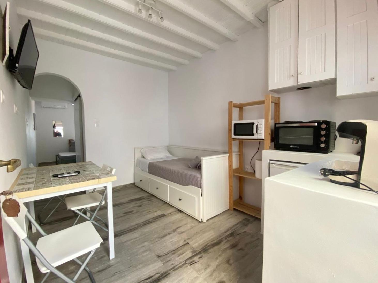 Mykonos Town Elenitas Town House With Balcony And Sea View 아파트 외부 사진