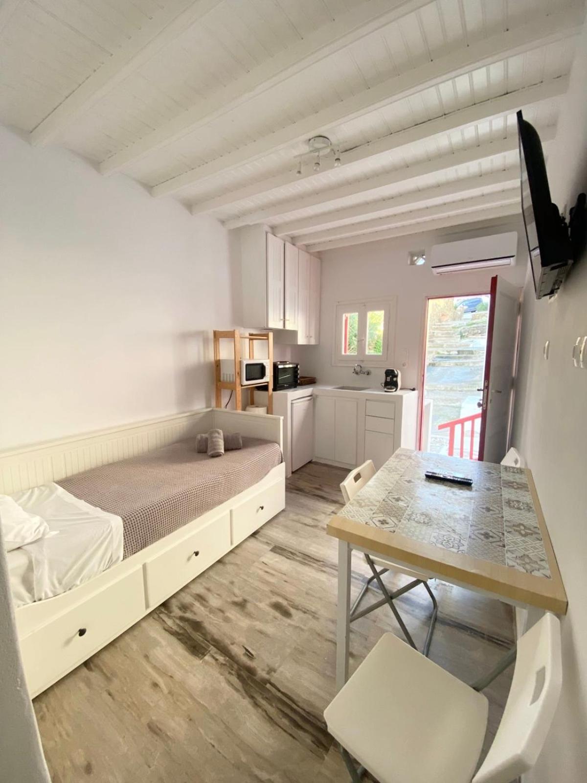 Mykonos Town Elenitas Town House With Balcony And Sea View 아파트 외부 사진